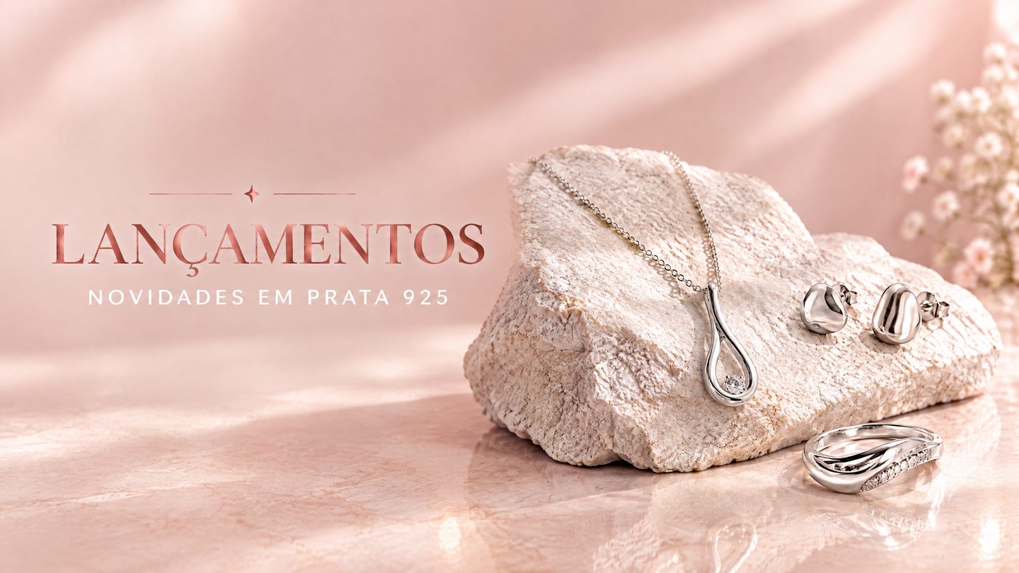 Lançamentos — novidades em prata 925